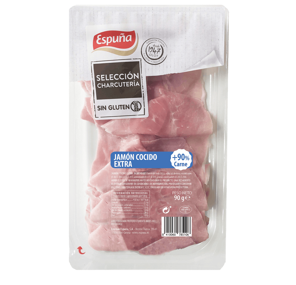 Pernil cuit llesques 90g